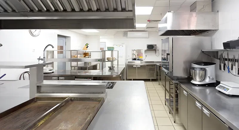 Chef cuisinier travaillant dans une cuisine professionnelle
